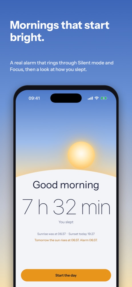 Mornings that start bright